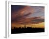 The Empire State Building is the Focal Point of the New York Skyline at Sunrise-null-Framed Photographic Print