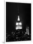 The Empire State Building Lights up at Night-null-Framed Photographic Print