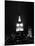 The Empire State Building Lights up at Night-null-Mounted Photographic Print