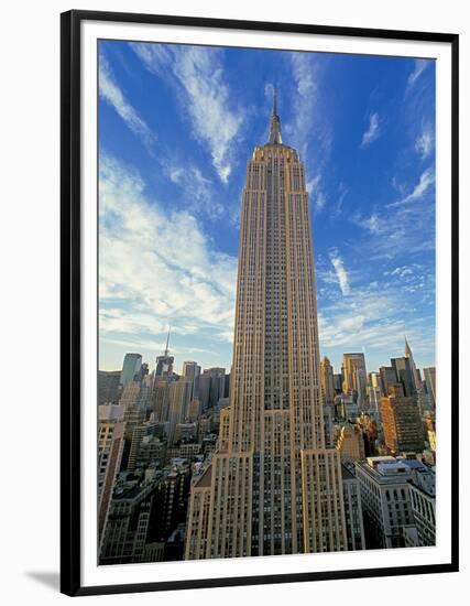 The Empire State Building, New York City-Richard Berenholtz-Framed Art Print