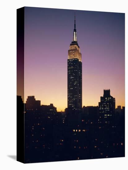 The Empire State Building, New York, New York State, USA-Christina Gascoigne-Stretched Canvas