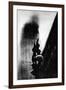 The Empire State Building, New York, on Fire, 1945-null-Framed Art Print