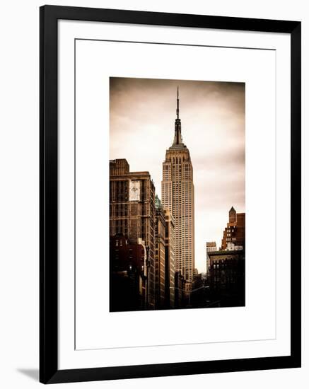 The Empire State Building-Philippe Hugonnard-Framed Art Print