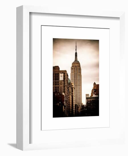 The Empire State Building-Philippe Hugonnard-Framed Art Print