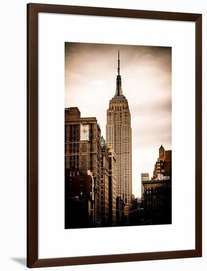 The Empire State Building-Philippe Hugonnard-Framed Art Print