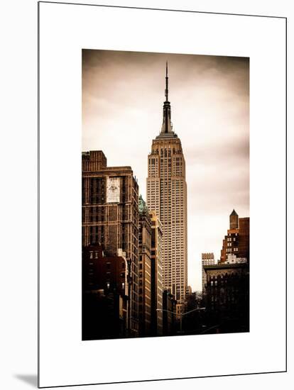 The Empire State Building-Philippe Hugonnard-Mounted Art Print