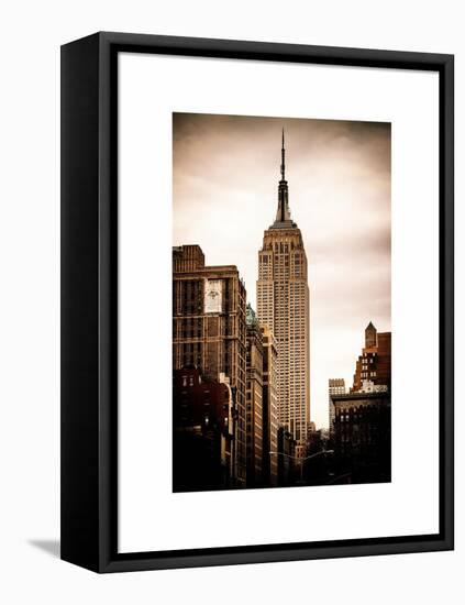 The Empire State Building-Philippe Hugonnard-Framed Stretched Canvas