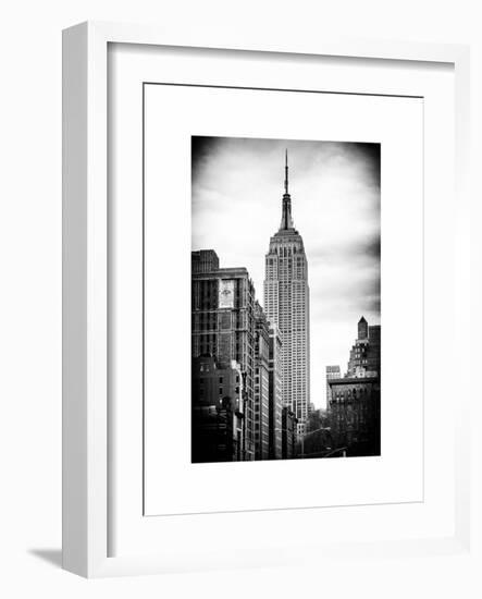 The Empire State Building-Philippe Hugonnard-Framed Art Print