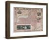 The Empire State (New York) with Central Park and New York City, 1862-null-Framed Premium Giclee Print