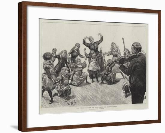 The Employment of Children in Pantomimes-Charles Paul Renouard-Framed Giclee Print