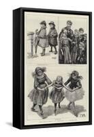 The Employment of Children in Pantomimes-Charles Paul Renouard-Framed Stretched Canvas