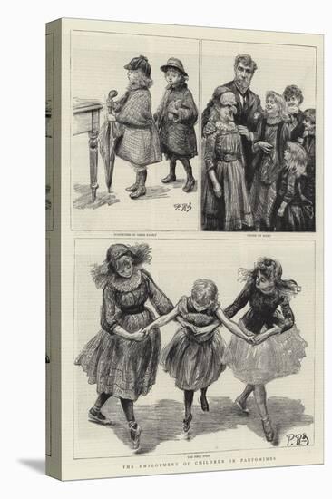 The Employment of Children in Pantomimes-Charles Paul Renouard-Stretched Canvas