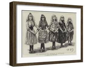 The Employment of Children in Pantomimes-Charles Paul Renouard-Framed Giclee Print