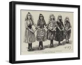 The Employment of Children in Pantomimes-Charles Paul Renouard-Framed Giclee Print