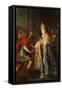 The Emporer Theodosius Before Saint Ambrose-Abraham Van Diepenbeck-Framed Stretched Canvas