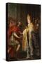 The Emporer Theodosius Before Saint Ambrose-Abraham Van Diepenbeck-Stretched Canvas