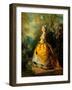 The Empress Eugenie, 1854 (Oil on Canvas)-Franz Xaver Winterhalter-Framed Giclee Print