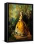 The Empress Eugenie, 1854 (Oil on Canvas)-Franz Xaver Winterhalter-Framed Stretched Canvas