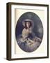 The Empress Eugenie, 1857-Franz Xaver Winterhalter-Framed Giclee Print