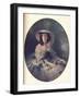 The Empress Eugenie, 1857-Franz Xaver Winterhalter-Framed Giclee Print