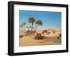 The Empress Eugenie Visiting the Pyramids-Charles Theodore Frere-Framed Giclee Print