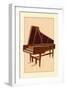 The Empress Harpsichord-null-Framed Art Print