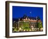 The Empress Hotel at Night, Victoria, Vancouver Island, British Columbia, Canada, North America-Martin Child-Framed Photographic Print