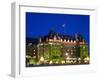 The Empress Hotel at Night, Victoria, Vancouver Island, British Columbia, Canada, North America-Martin Child-Framed Photographic Print
