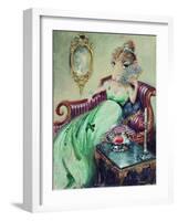 The Empress Josephine-Blesse-Bleu-Terence Cuneo-Framed Giclee Print