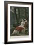 The Empress Josephine in the Park at Malmaison-Pierre-Paul Prud'hon-Framed Giclee Print