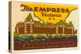 The Empress Luggage Label-null-Stretched Canvas