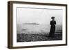 The Empress Maria Feodorovna Looking at a Danish Naval Vessel Off Hvidovre, Denmark, 1908-null-Framed Giclee Print