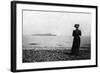 The Empress Maria Feodorovna Looking at a Danish Naval Vessel Off Hvidovre, Denmark, 1908-null-Framed Giclee Print