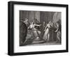 The Empress Matilda Daughter of Henry I Refuses the Plea of King Stephen's Wife to Release Him-J. Rogers-Framed Art Print