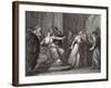 The Empress Matilda Daughter of Henry I Refuses the Plea of King Stephen's Wife to Release Him-J. Rogers-Framed Art Print