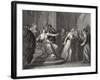 The Empress Matilda Daughter of Henry I Refuses the Plea of King Stephen's Wife to Release Him-J. Rogers-Framed Art Print