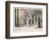 The Empress of China During the Annual Ceremony Commemorating the Invention of Silk Weaving-J.w. Giles-Framed Art Print