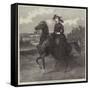 The Empress of the French-Jacques Louis David-Framed Stretched Canvas