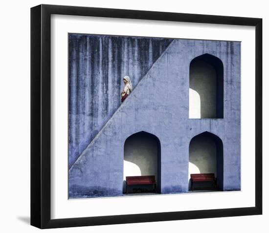 The Emptiness Of Waiting-Piet Flour-Framed Giclee Print