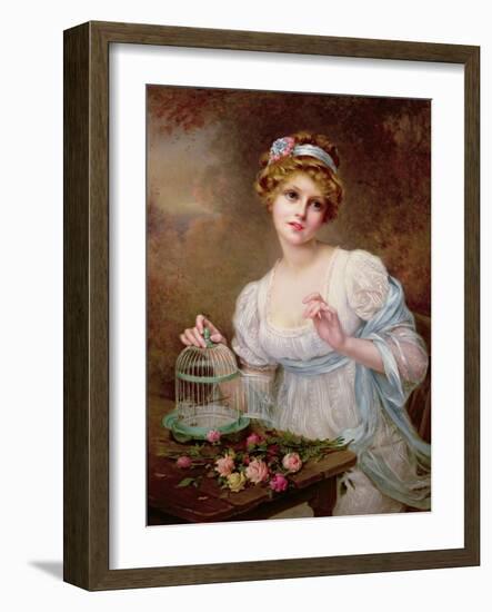 The Empty Birdcage-Francois Martin-kavel-Framed Giclee Print