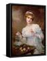 The Empty Birdcage-Francois Martin-kavel-Framed Stretched Canvas