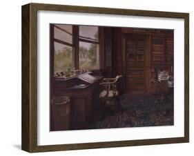 The Empty Chair, Gad's Hill, 9th June, 1870-Sir Samuel Luke Fildes-Framed Giclee Print