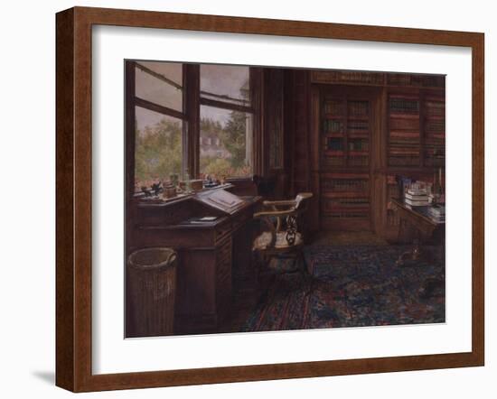 The Empty Chair, Gad's Hill, 9th June, 1870-Sir Samuel Luke Fildes-Framed Giclee Print