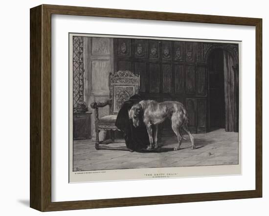 The Empty Chair-Briton Riviere-Framed Giclee Print