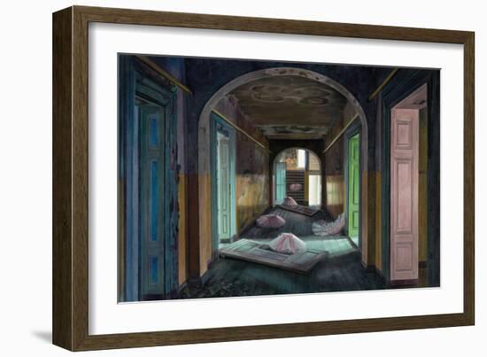 The Empty House, 2013-Aris Kalaizis-Framed Giclee Print