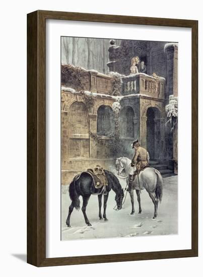 The Empty Saddle, from 'St. Stephen's Review Presentation Cartoon', 22 January 1887-Tom Merry-Framed Giclee Print