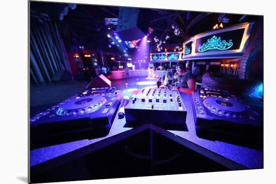 The Empty Space With Equipment For Dj Mixes Music-Paha_L-Mounted Photographic Print