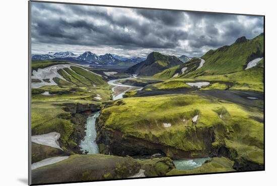 The Emstrua River, Thorsmork, Iceland-Arctic-Images-Mounted Photographic Print
