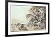 The Encampment in Hyde Park, 1780-Paul Sandby-Framed Giclee Print