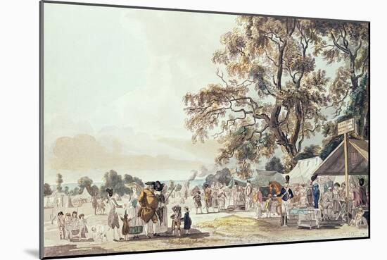 The Encampment in Hyde Park, 1780-Paul Sandby-Mounted Giclee Print